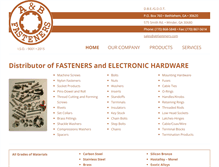 Tablet Screenshot of abfasteners.com